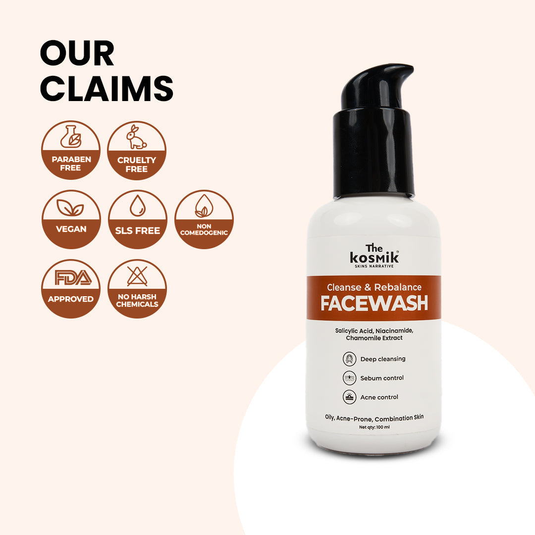CLEANSE & REBALANCE FACEWASH