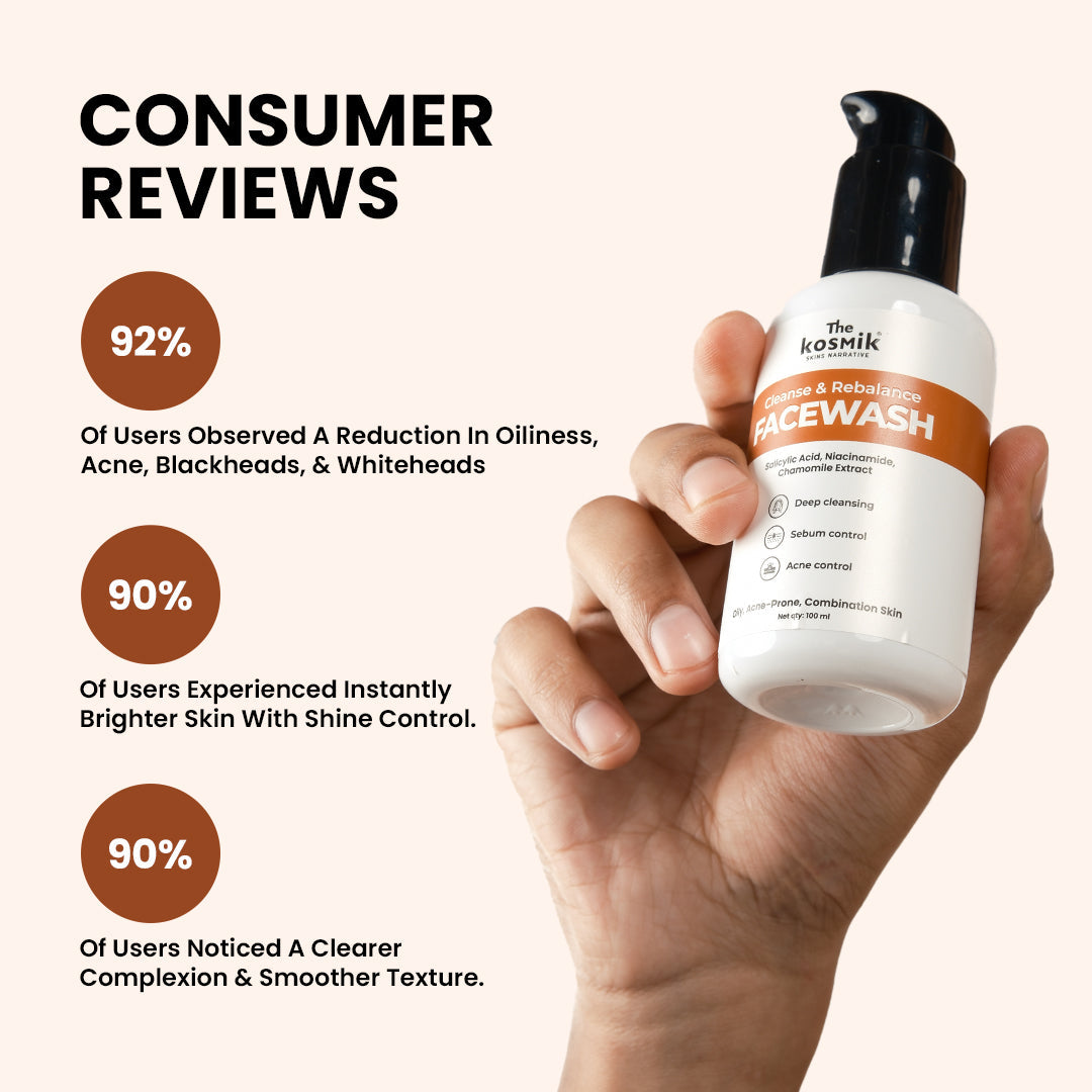 CLEANSE & REBALANCE FACEWASH